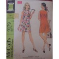 McCALL'S PATTERN 9179 A-LINE DRESS SIZE 12 BUST 34" COMPLETE