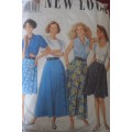 NEW LOOK PATTERNS 6014 SET OF SKIRTS SIZE8-18 - SEE LISTING