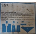 STYLE 2336 JUMPSUIT-DRESS-SHAWL SIZE 14 BUST 92 CM COMPLETE
