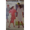 BUTTERICK 4820 TOP-SKIRT SIZE 12 COMPLETE-UNCUT-F/FOLDED