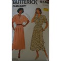 BUTTERICK 5588 TOP & SKIRT SIZE 14-16-18 COMPLETE & MOSTLY UNCUT
