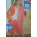 BUTTERICK 6891X216 JACKET-TOP-SHORTS SIZE B12-14-16 COMPLETE