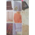 BUTTERICK 6665 EMBROIDERY TRANSFERS COMPLETE-UNUSED-F/FOLDED