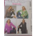 McCalls M4968 TUNICS IN 3 LENGTHS SIZE SX-S-M =4-14 COMPLETE