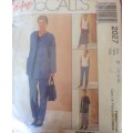 McCALLS 2027 CARDIGAN-TOP-PULL ON PANTS-SKIRT SIZE e 14-16-18 COMPLETE-UNCUT-F/FOLDED