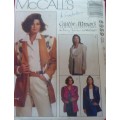 McCalls 6959 ULINED JACKETS  SIZE C 10-12-14 - SEE LISTING