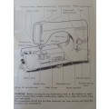 NECCHI LYDIA 3 - 542/544 SEWING MACHINE INSRUCTIONS FOR USE AND MAINTENANCE- SEE PICTURE OF MACHINE