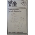 THE LOOK PATTERNS PACK 1 NO 2 WALKING SHORTS & KNICKBOCKERS SIZES 8-10-12-14-16 COMPLETE