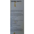 LEISURE CRAFTS -132 PAGE HARD COVER WITH DUST JACKET