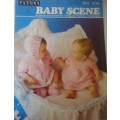 PATONS 180 BABY SCENE KNITTING & CROCHET FOR TINES & TODDLERS - 15 DESIGNS- 40 A4 PAGES