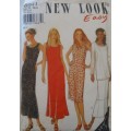 NEW LOOK 6941 -SHEATH DRESS WITH OVERBLOUSE  SIZE 10-22 COMPLETE-UNCUT-F/FOLDED