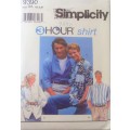 SIMPLICITY 9390  UNISEX SHIRT SIZE AA XS-S-M (30 - 40`) COMPLETE