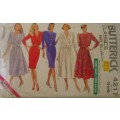 BUTTERICK 4217 DRESS WITH LOOSE FITTING BODICE SIZE 12 - 14 - 16 COMPLETE