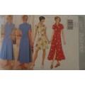 BUTTERICK 4387 FITTED AND FLARED DRESS SIZE 6-8-10 - COMPLETE