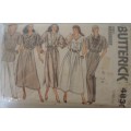 BUTTERICK 4836 DRESS-TOP-SKIRT-PANTS SIZE 8-10-12 COMPLETE- CUT TO SIZE 12