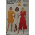 BUTTERICK 5506 TOP-SKIRT-SPLIT SKIRT - SIZE 12-14-16 COMPLETE - NO SEWING INSTRUCTIONS