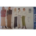 BUTTERICK 5668 SET OF SKIRTS SIZE  8-10-12 COMPLETE-UNCUT-F/FOLDED
