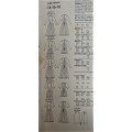 VOGUE 1942  SET OF DRESSES-TUNIC-SKIRT SIZE14-16-18 COMPLETE-UNCUT-F/FOLDED