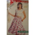 BUTTERICK 6169 TOP & SKIRT  SIZE 12-14-16 SEE LISTING