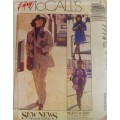 McCALLS 7779 UNLINED JACKET-PULL ON PANTS-PULL ON SKIRT SIZE D 12-14-16 COMPLETE-UNCUT-F/FOLDED