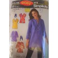 SIMPLICITY 4013 TUNIC SIZE H5 10 - 20 COMPLETE CUT TO 18/20 -ZIPLOC BAG