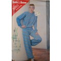 BUTTERICK 5083 TRACKSUIT TOP & PANTS SIZE 14-16-18 COMPLETE-2 TOP PATTERNS SUPPLIED