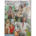 PATONS #217 8 WAISTCOATS & SLIPOVERS - 20 PAGE BOOKLET