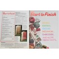 FROM START TO FINISH - THE COMPLETE NEEDLECRAFT GUIDE  ISSUE 1 - 40 PAGES