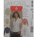 McCALLS M5138  SET OF SHIRTS SIZE EE 14-16-18-20 COMPLETE CUT TO 16