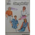 SIMPLICITY 7169 SET OF SHIRTS SIZE H5 6 - 14 COMPLETE