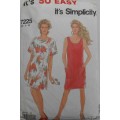 SIMPLICITY 7225  PULL ON DRESSES SIZE 8-20 COMPLETE