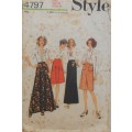VINTAGE STYLE 4797 SET OF SKIRTS SIZE 20 WAIST 34 - ONLY VIEW 2 & 4 SUPPLIED