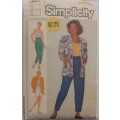 SIMPLICITY 7381 PANTS-SHORTS-UNLINED JACKET-TOP SIZE 14  SEE LISTING