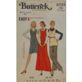 BUTTERICK 6723 PINAFORE-TUNIC-PANTS SIZE 14 1/2 BUST 37 COMPLETE-UNCUT-F/FOLDED