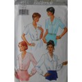 BUTTERICK 4014 SET OF BLOUSES SIZE 6-8-10 COMPLETE