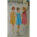 VINTAGE BUTTERICK 4112 MATERNITY DRESS WITH BLOUSE SIZE 18 BUST 38 COMPLETE