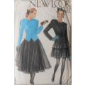 NEW LOOK PATTERNS 6033 JACKET/TOP & SKIRTS  SIX SIZES IN ONE  8- 18 COMPLETE-MOSTLY UNCUT
