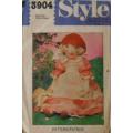 STYLE 3904 RAG DOLL & CLOTHES  ONE SIZE 52 CM COMPLETE