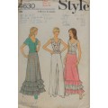 VINTAGE STYLE 4630TOP-SKIRT-PANTS  SIZE 14 BUST 36  COMPLETE