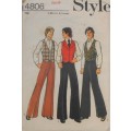 STYLE 4806 MENS WAISTCOAT & PANTS SIZE 36  COMPLETE - SEE LISTING