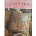 THE CROSS STITCH TREASURY - FLOWERS - 36 PAGE HARDCOVER BOOK