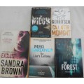 FIVE DIFFERENT AUTHORS -CRIME FICTION - ONE PRICE FOR ALL FIVE TITLES