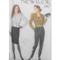 NEW LOOK PATTERNS 6467 SHORT JACKET-SKIRT-PANTS SIZE 8-18 COMPLETE