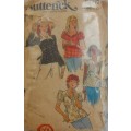 BUTTERICK 3607 SET OF TOPS SIZE 14 - COMPLETE