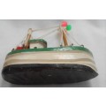 CUTEST MINIATURE TUG BOAT - LOVELY FOR PRINTERS TRAY