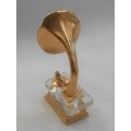 BOXED MINIATURE CRYSTAL GRAMOPHONE - BYZANTIUM COLLECTION  - IDEAL FOR YOUR PRINTERS TRAY