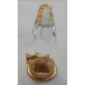 BOXED MINIATURE CRYSTAL PARAFFIN LAMP  - BYZANTIUM COLLECTION  - IDEAL FOR YOUR PRINTERS TRAY