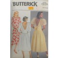 BUTTERICK 3174 STUNNING DRESS WITH LOW WAIST BODICE SIZE 12-14-16 COMPLETE