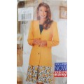 BUTTERICK 3537 JACKET-SKIRT-TOP SIZE 18-20-22 COMPLETE
