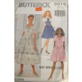 BUTTERICK 5910 STUNNING SLEEVELESS DRESS WITH DRAPE SIZE 6-8-10-12 COMPLETE-UNCUT-F/FOLDED